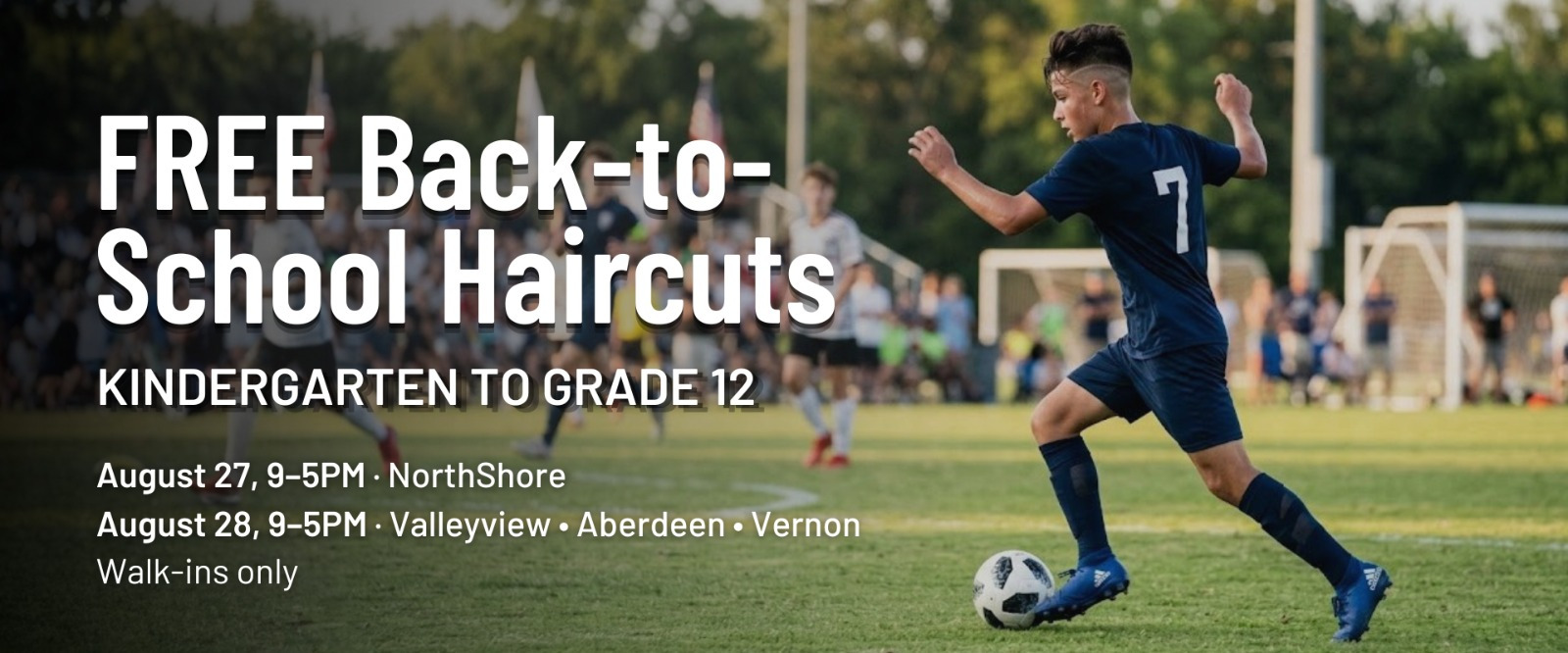 Straight 8 Back-to-School Free Haircut Day in Kamloops & Vernon